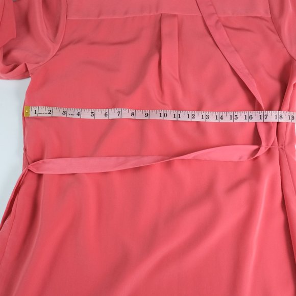 NWT Chic by Jacob Women's Blouse Collared Peach Size G/L Large NEW - Picture 9 of 12